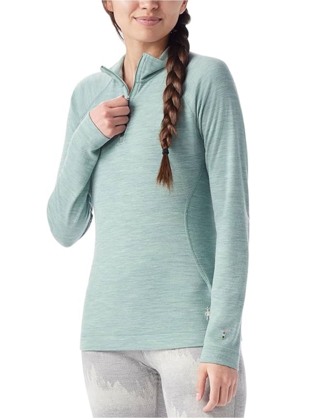 Smartwool Thermal Merino Base Layer 1/4 Zip Medium